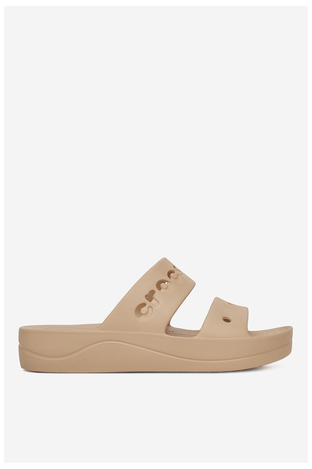 Klapki basenowe Crocs C-BAYA PLATFORM SANDAL 208188-212 Beżowy
