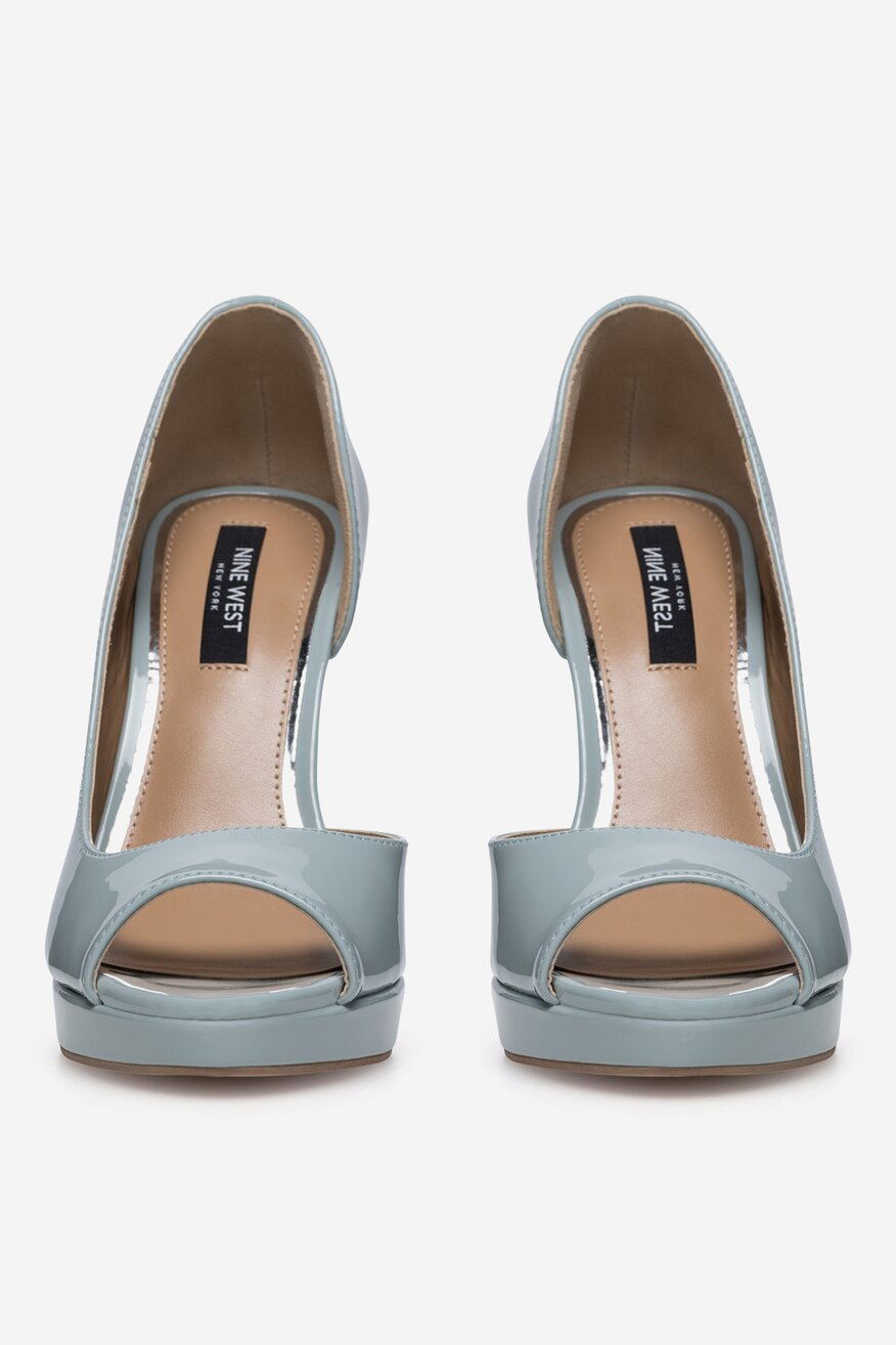 Pantofi cu toc NINE WEST ALBASTRU DESCHIS - 5905588605492