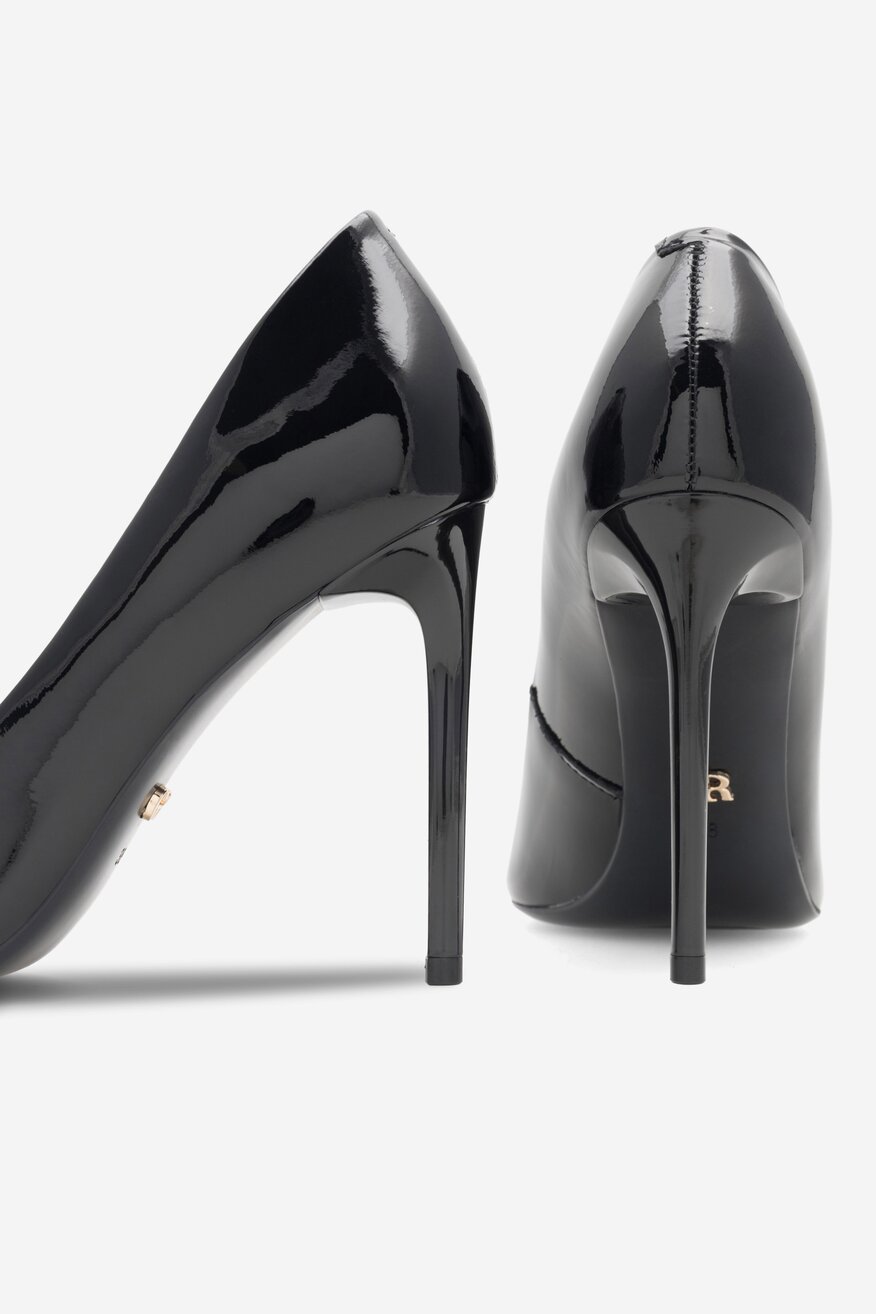 
                Gino Rossi - Czółenka skórzane na szpilce - 5905588079873