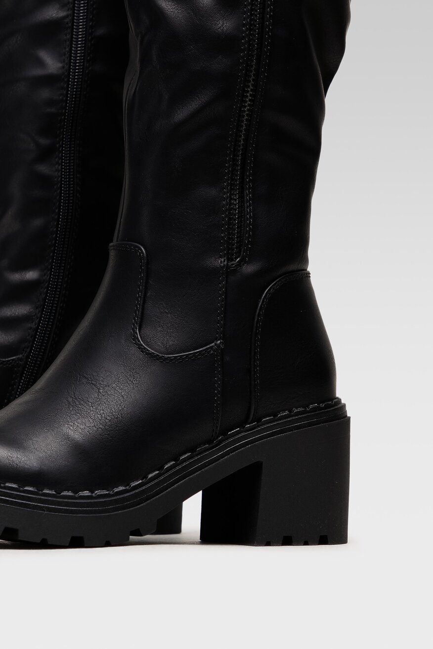 
                Jenny Fairy - Kozaki czarne z suwakiem - 5904248100469