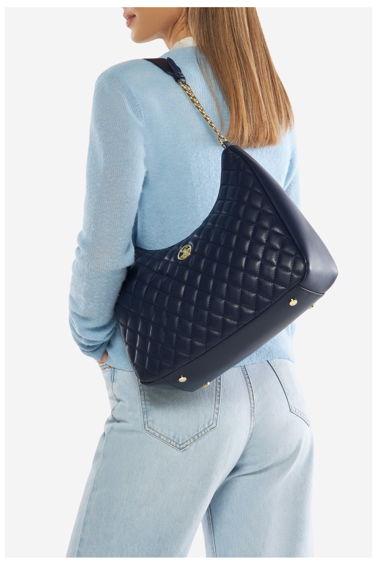 Kézitáska Beverly Hills Polo Club BHPC-K-036-06 SÖTÉTKÉK