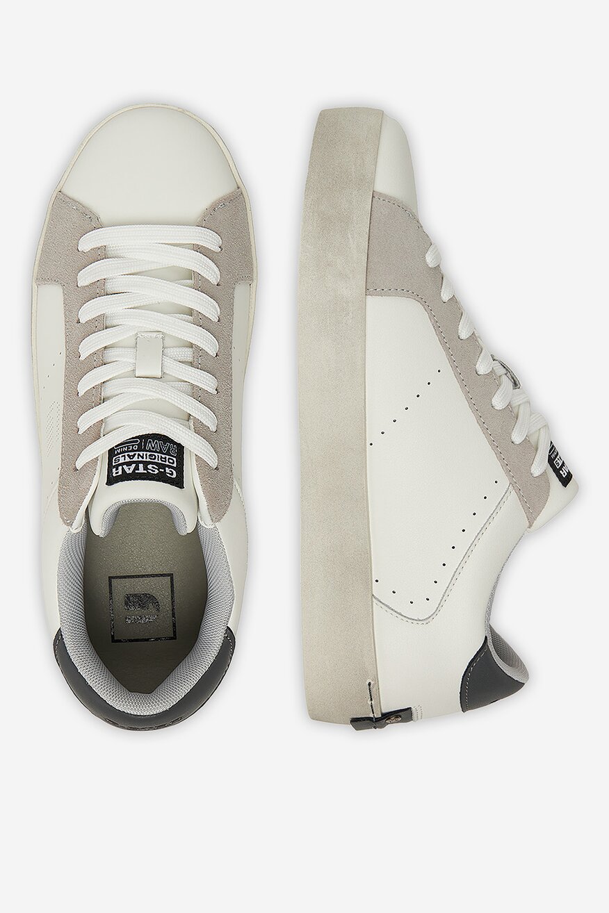 Sneakerși G-STAR RAW ALB - 5906751354193