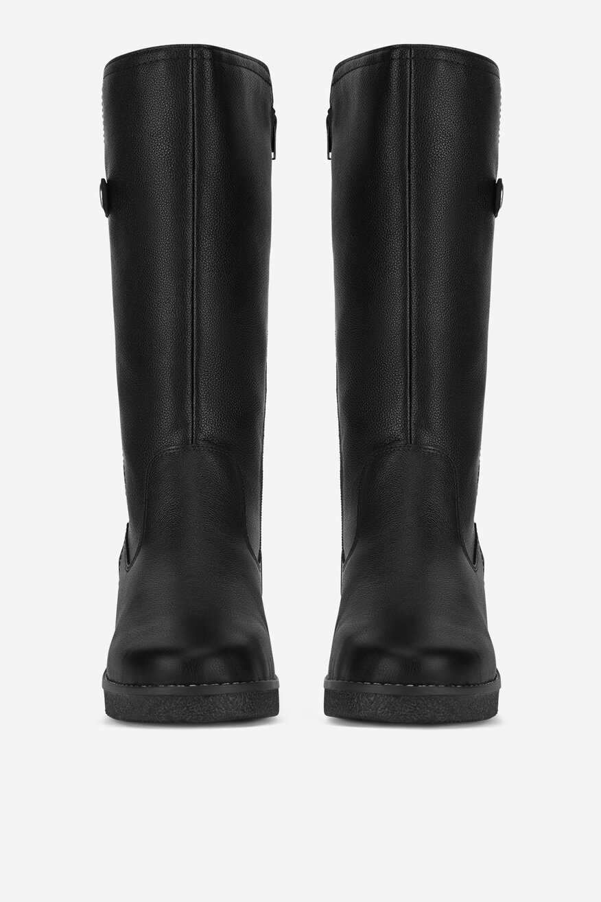 
                Rieker - Kozaki skórzane ocieplane - 2230068928055