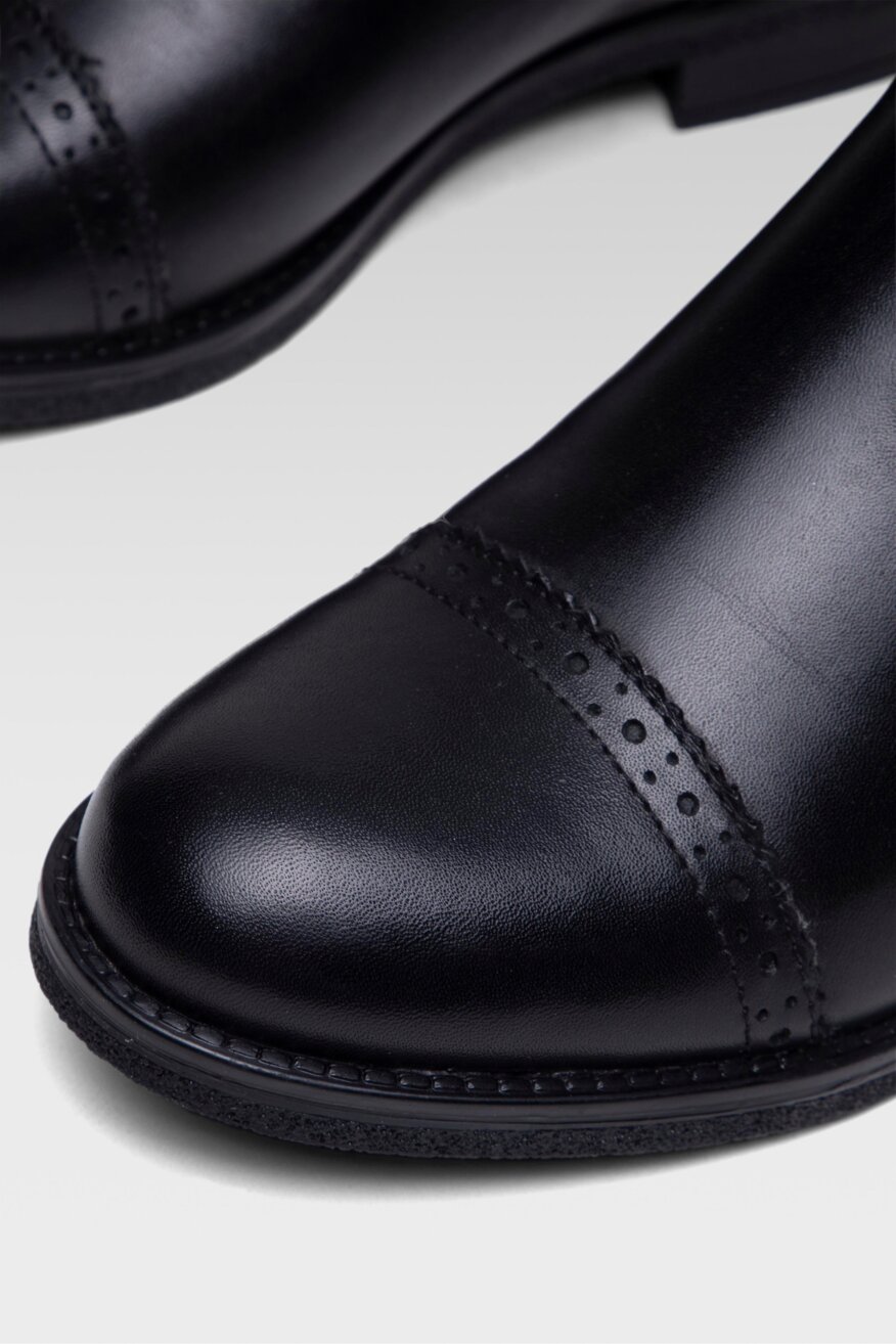 
                Lasocki - Skórzane botki czarne - 5903698791951