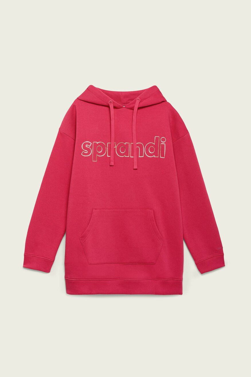 Sprandi - Sukienka dzianinowa różowa - 5903698656076