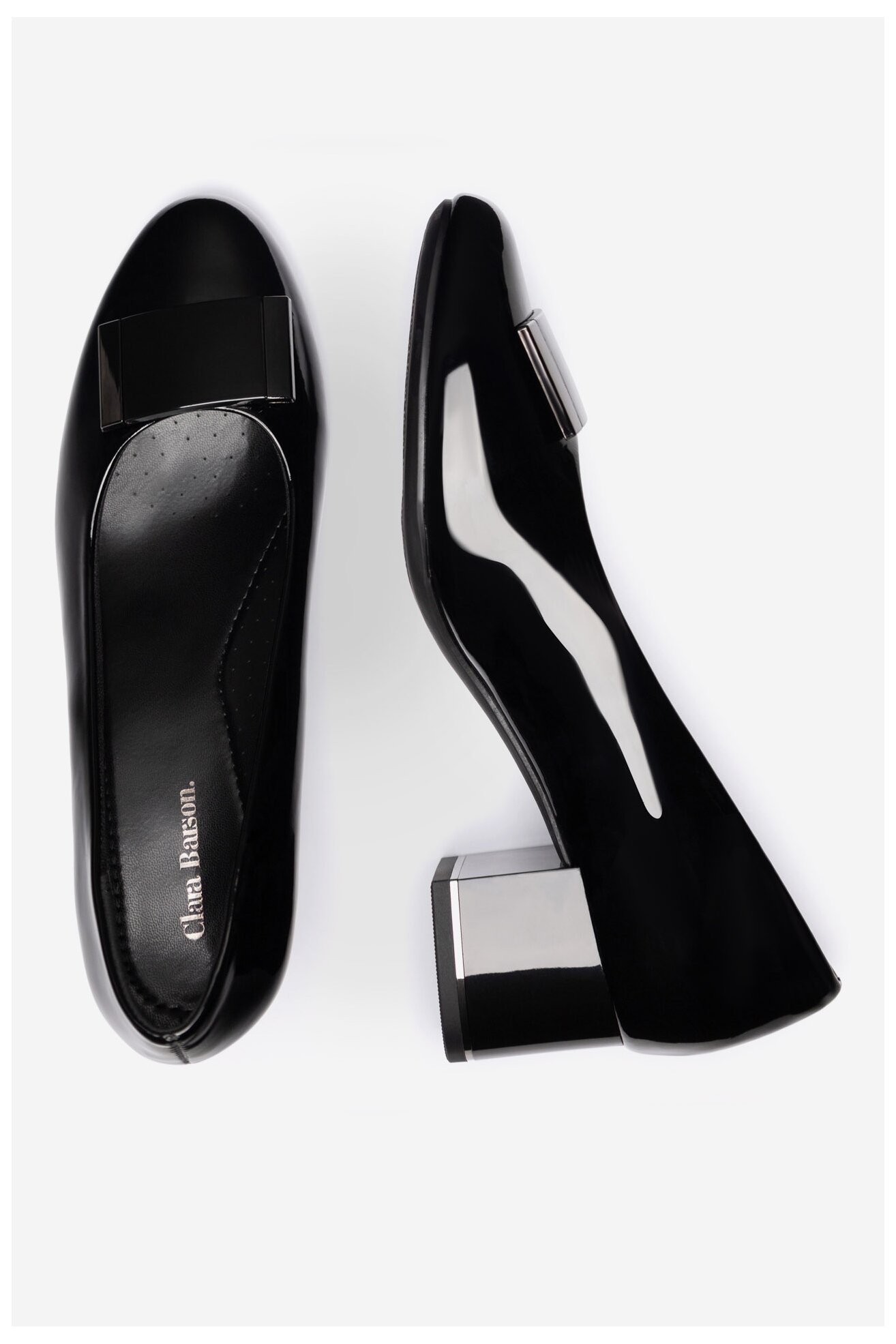 Czółenka Clara Barson WYL4024-1 Czarny