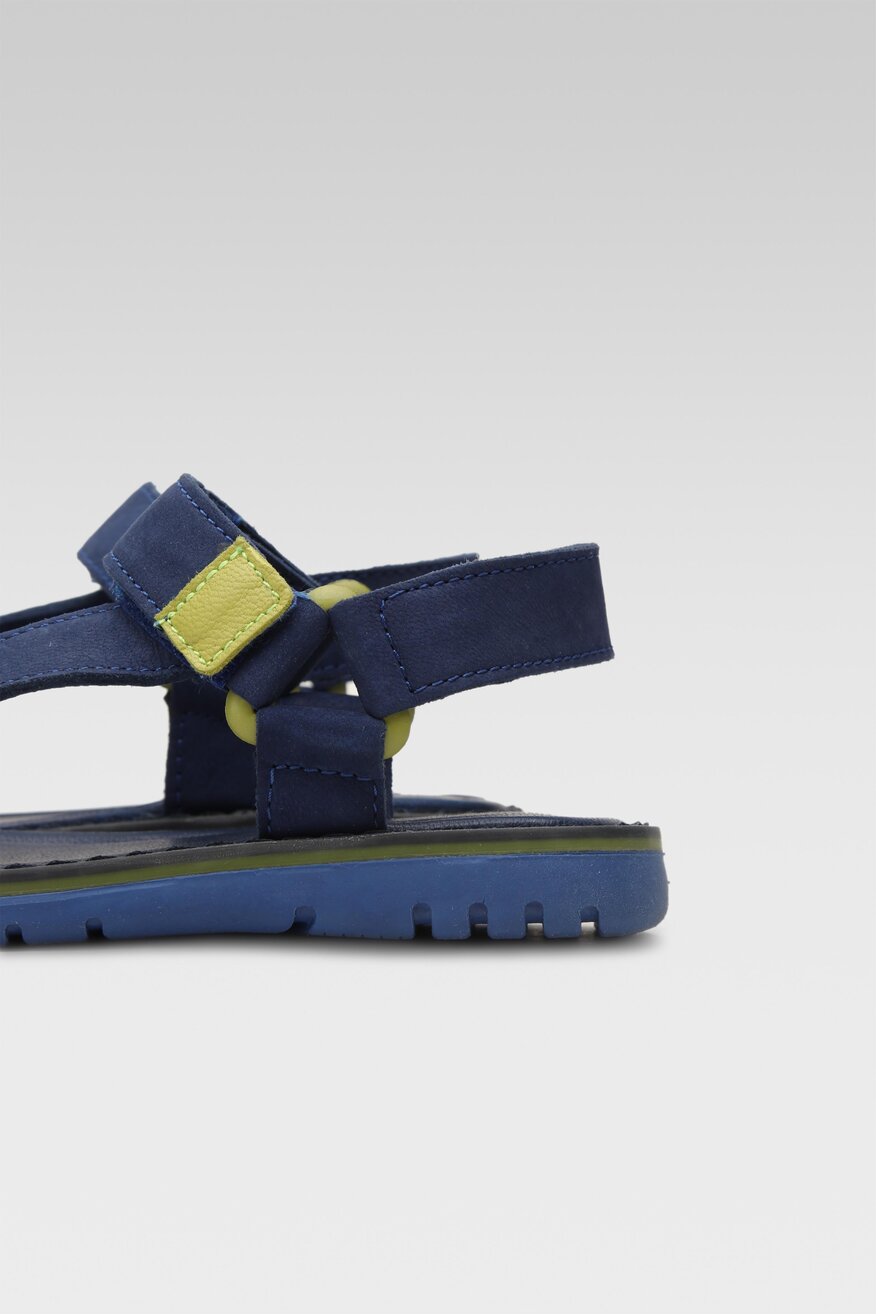 Lasocki Kids - Skórzane sandały chabrowe - 5904862733265