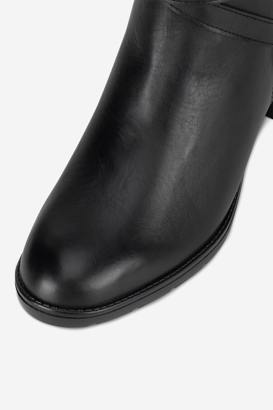 
                Remonte - Botki skórzane ocieplane - 2230068915178