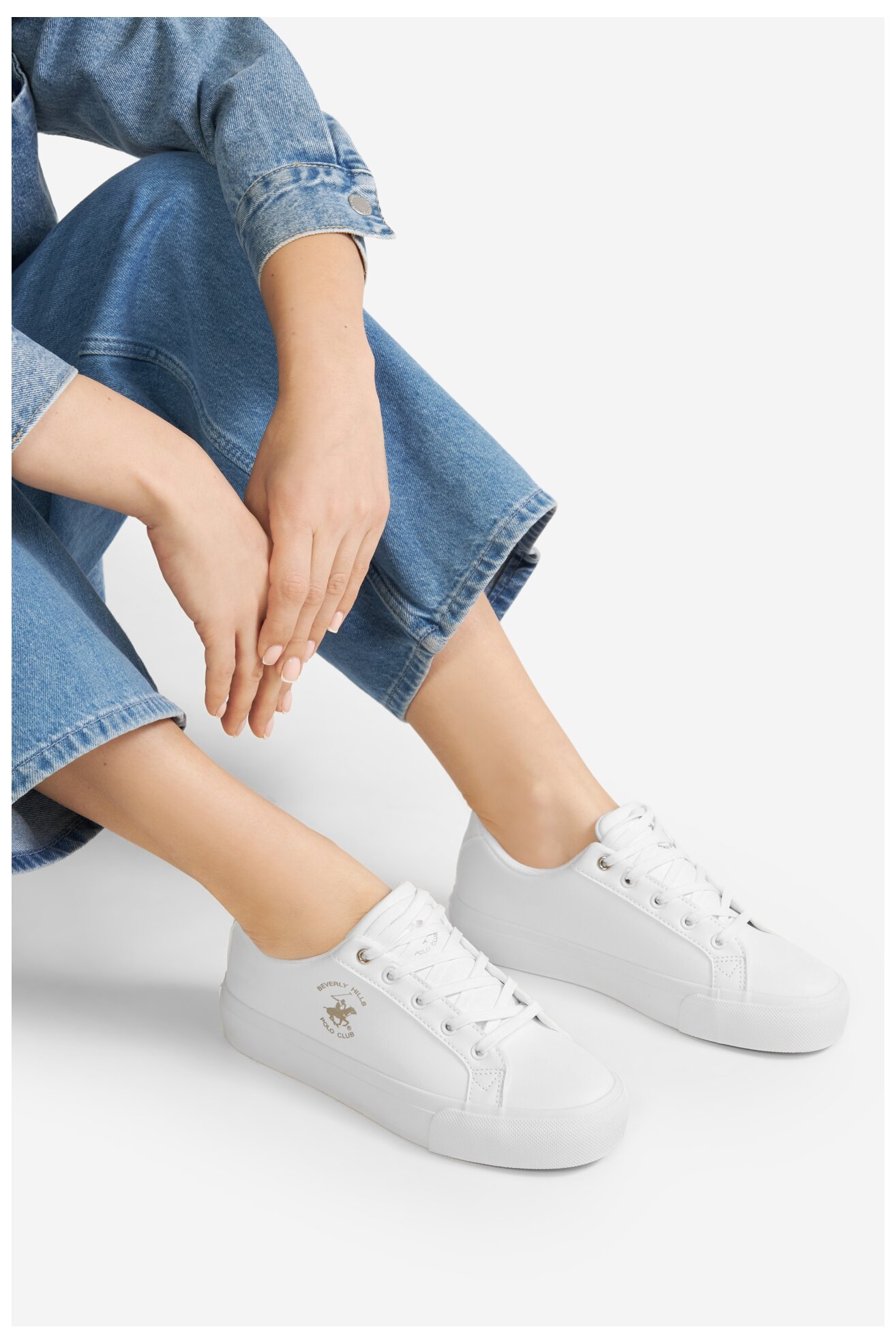 Vászoncipő Beverly Hills Polo Club BHPC040W FEHÉR