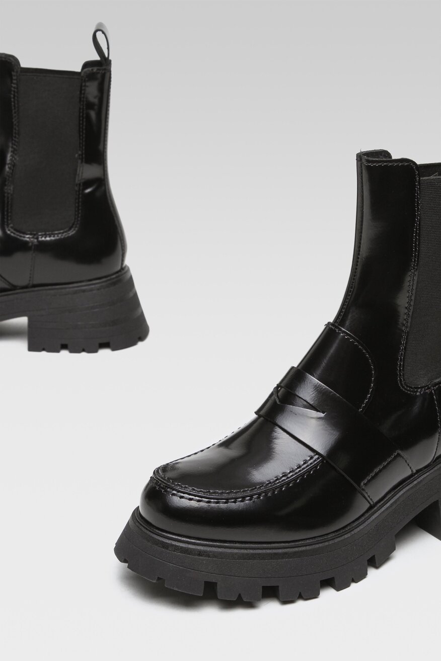 
                RAGE AGE - Botki czarne - 5903220786233