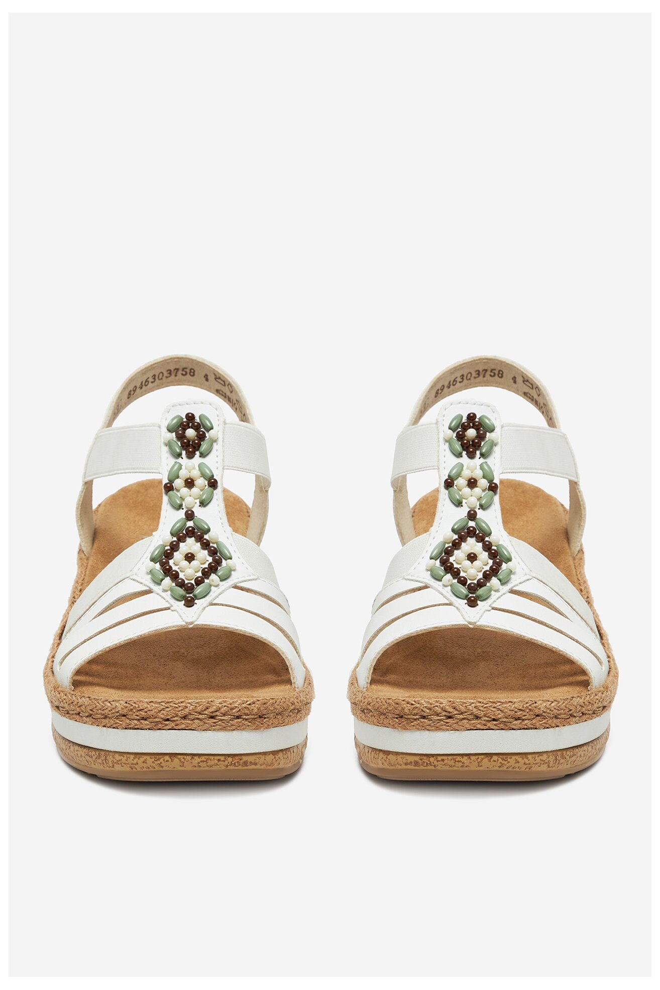 Szandál Rieker V0920-80 FEHÉR