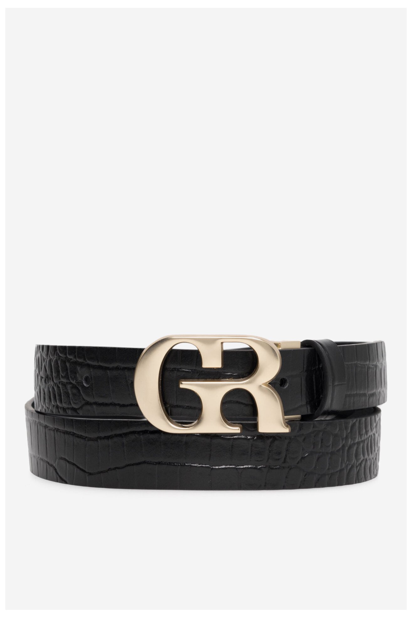 Pasek damski Gino Rossi BLYL23008 Czarny