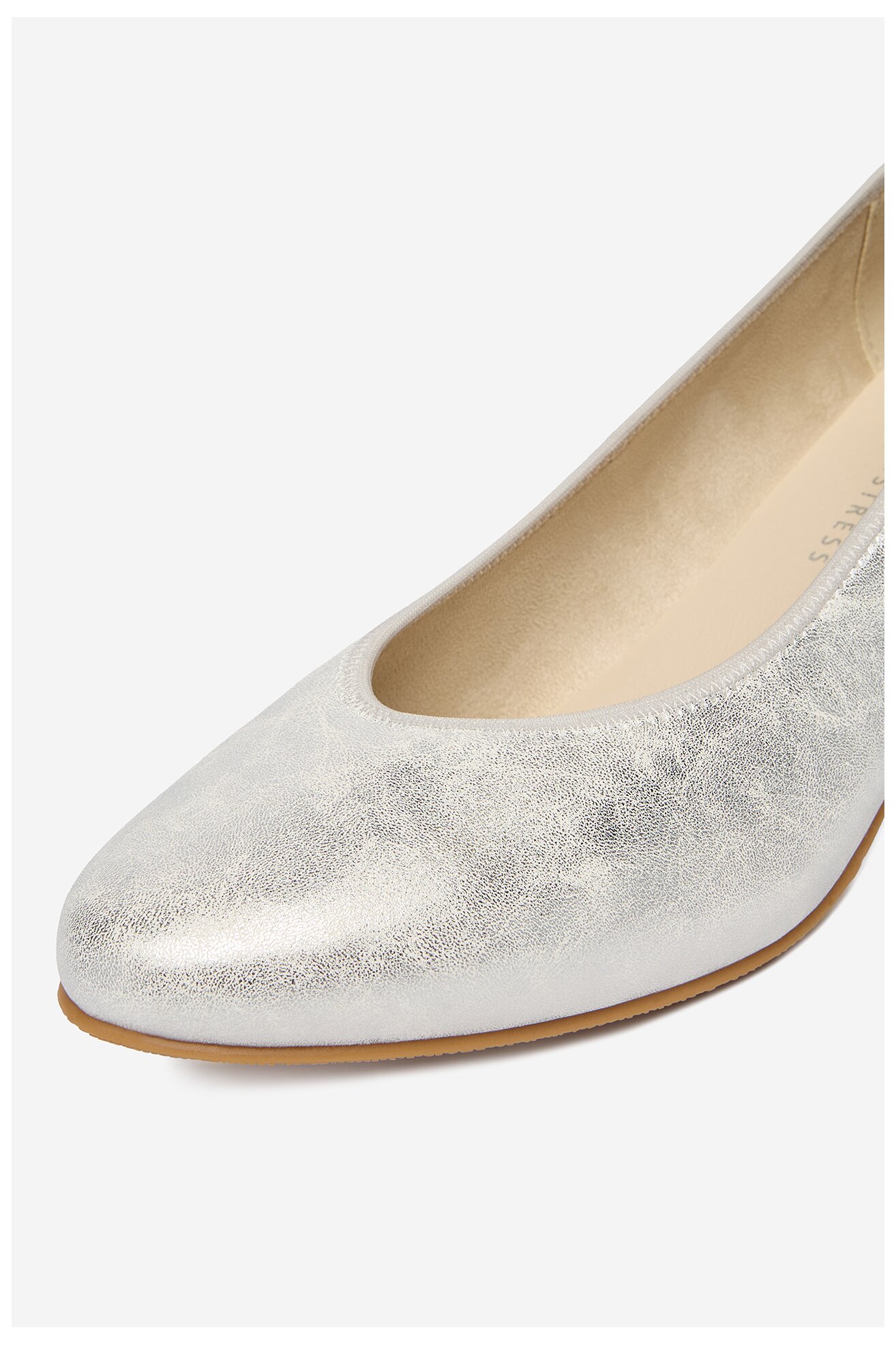 Czółenka Rieker CEO-44650-90 Srebrny