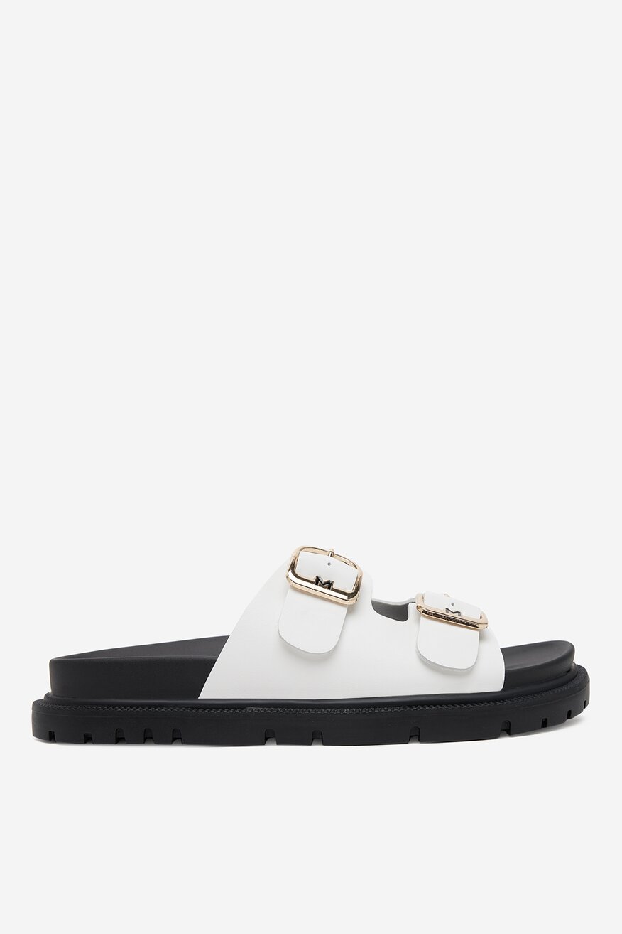 Mexx - Klapki skórzane - 5906751065259