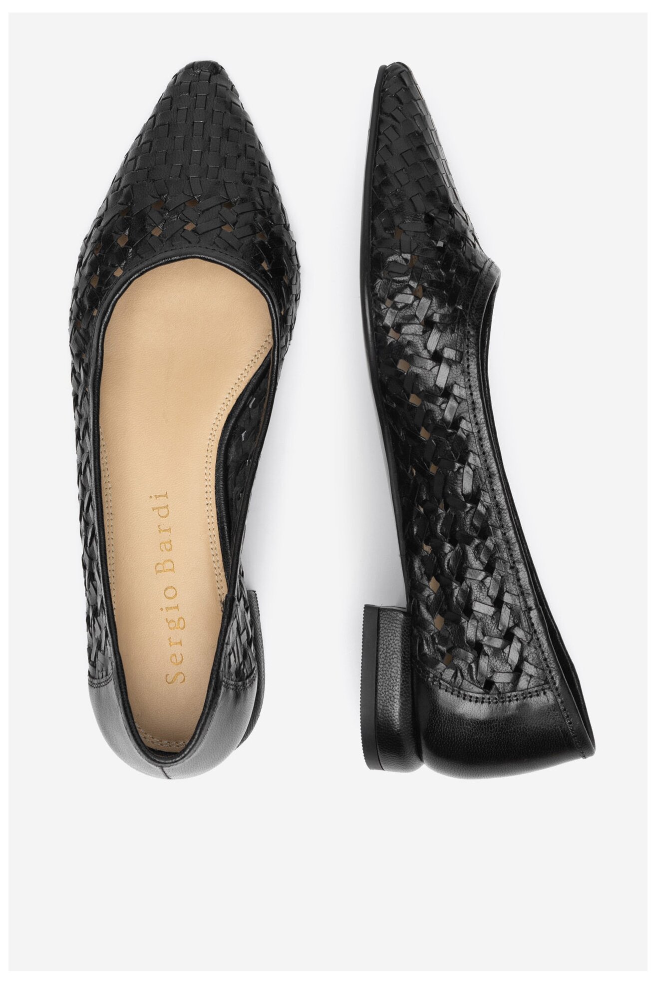Baleríny Sergio Bardi WI40-F1101-01SB ČERNÁ