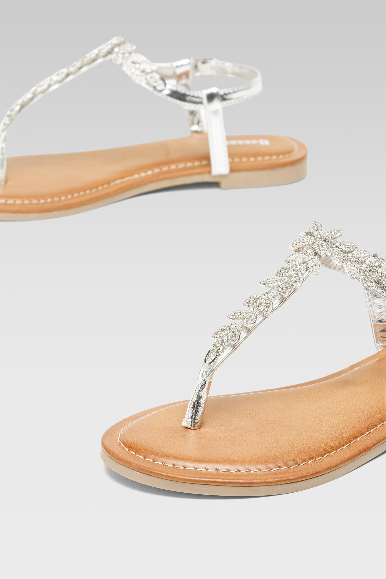 Sandały Bassano WS041001-03 Srebrny