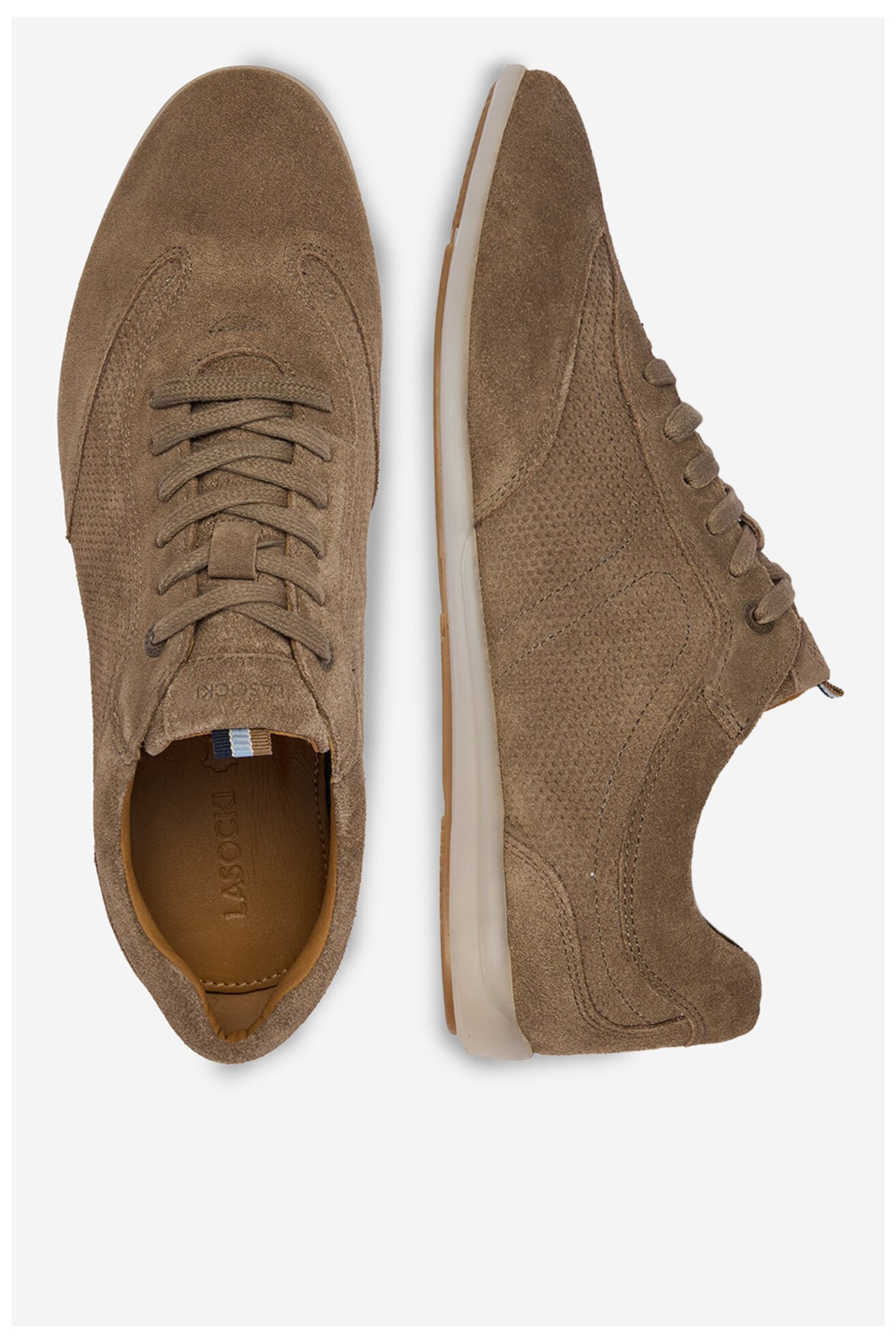 Половинки обувки Lasocki CEO-MARIO-24 MI24 ТЪМНОБЕЖОВ