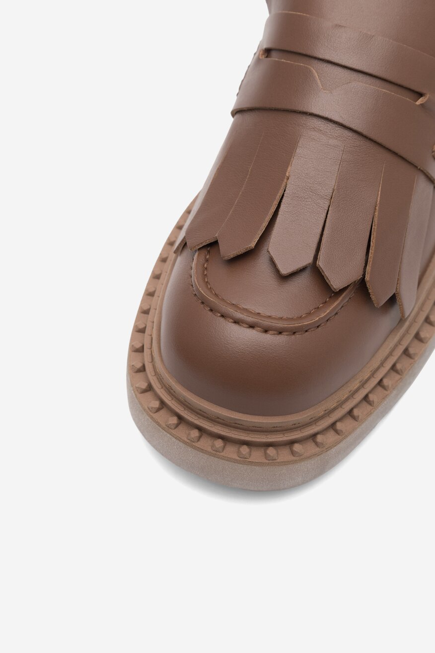 Badura - Loafersy skórzane - 5905588045199