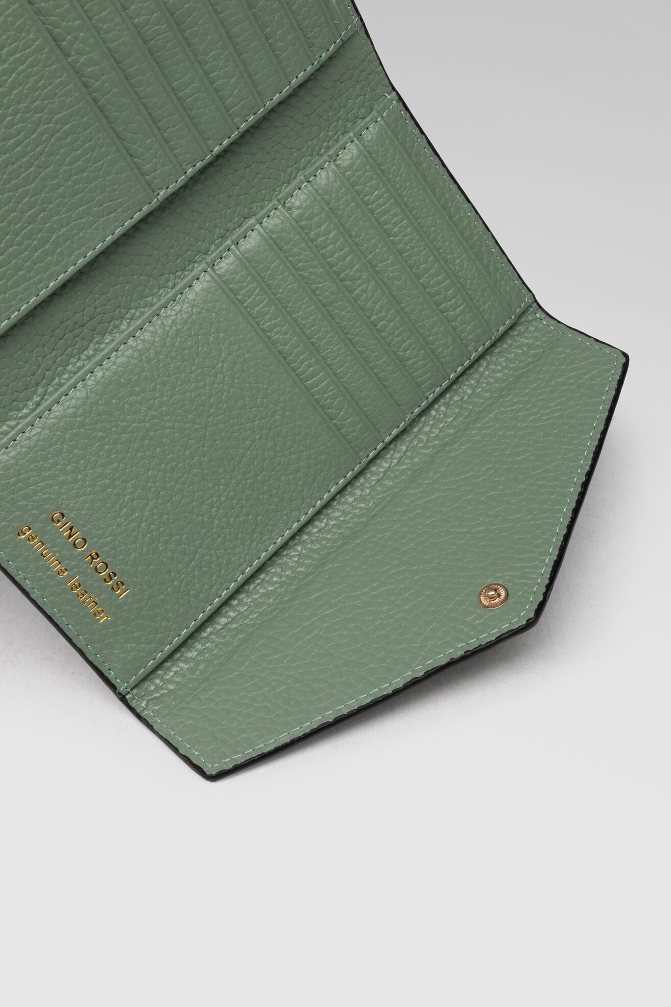 Portfel damski Gino Rossi O3W1-021-SS21 Zielony