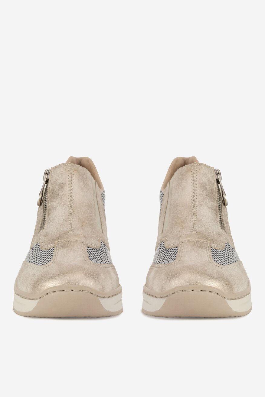 
                Rieker - Półbuty skórzane na koturnie - 2230074029128