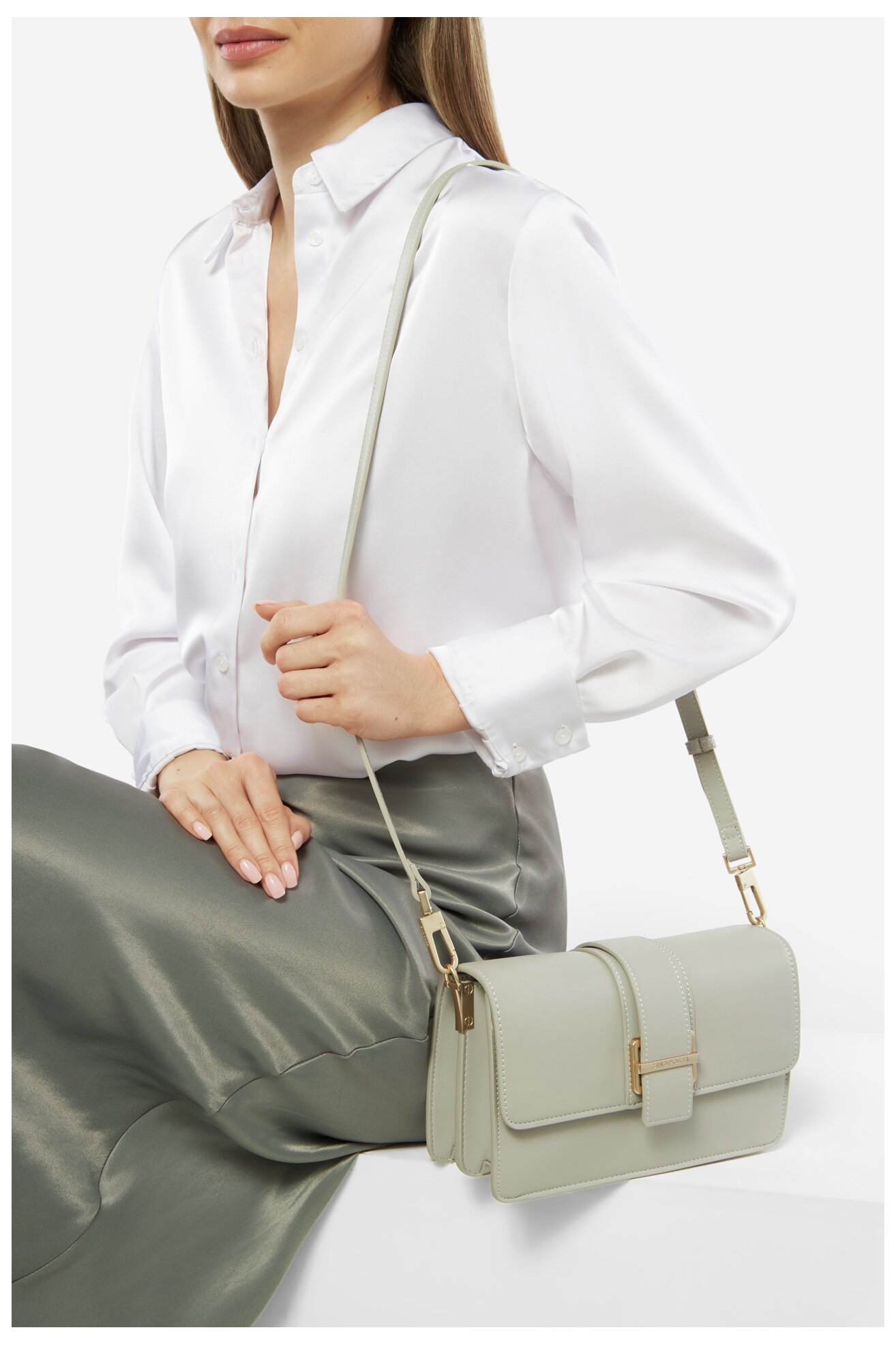 Kézitáska Gino Rossi 1-4 VILÁGOSSZÜRKE