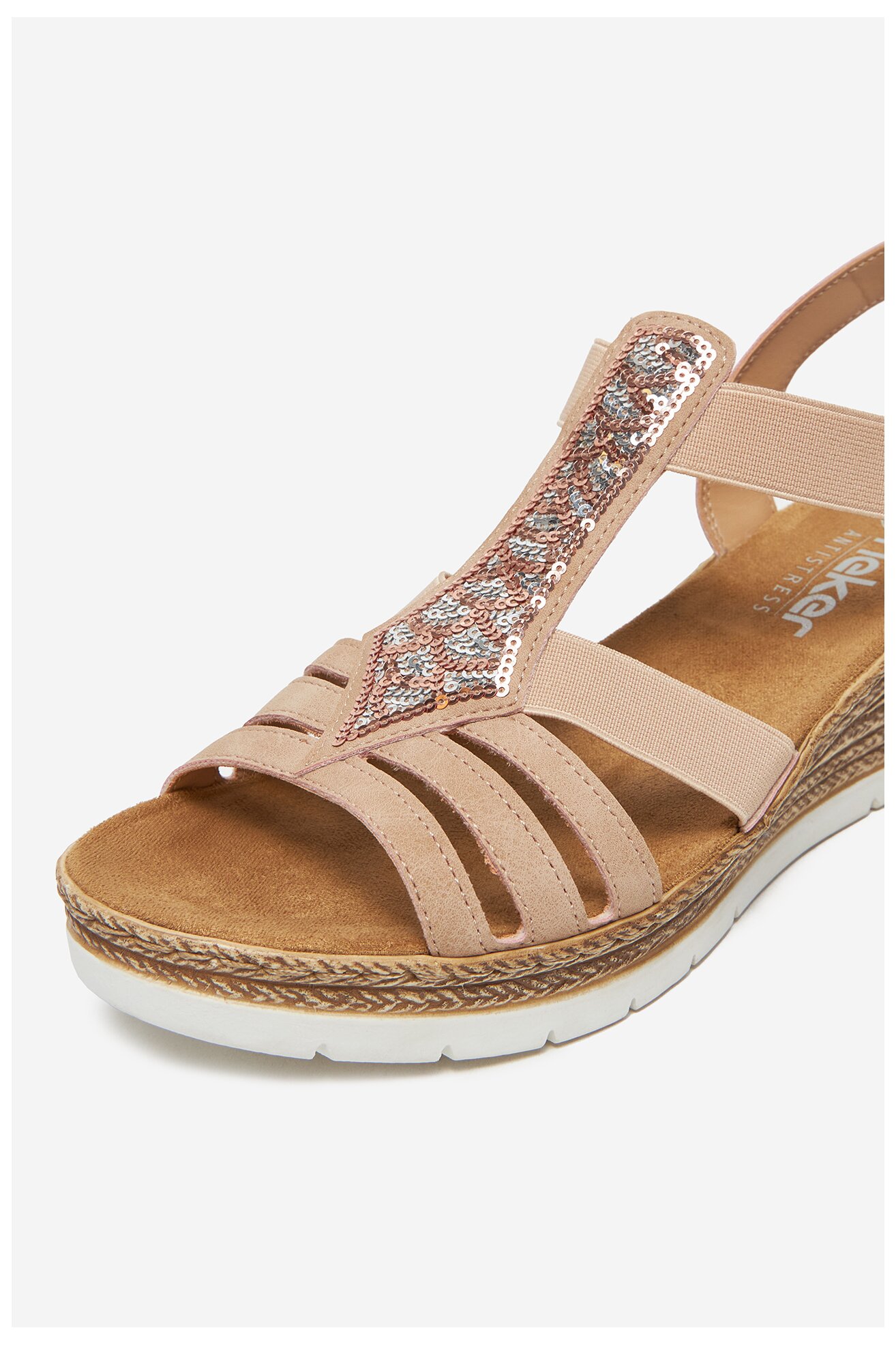 Sandały Rieker CEO-61913-31 Różowy jasny