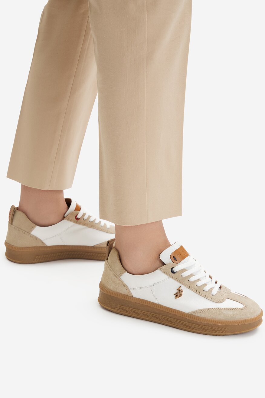 
                U.S. POLO ASSN. - Sneakersy skórzane - 5906751969984