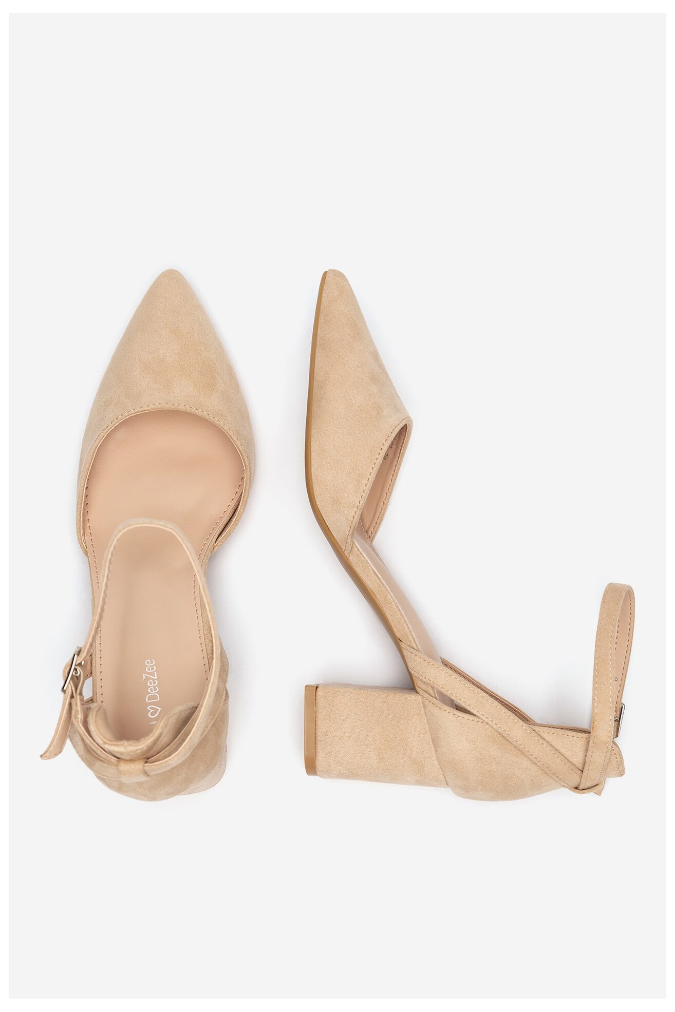 Елегантни обувки DeeZee WSS20968-02 БЕЖОВ