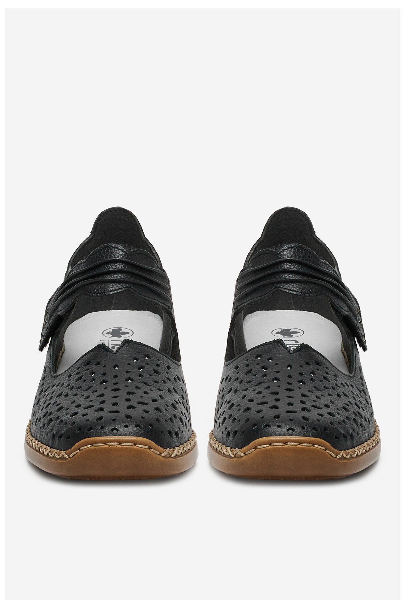 Baleriny Rieker CEO-41399-14 Granatowy