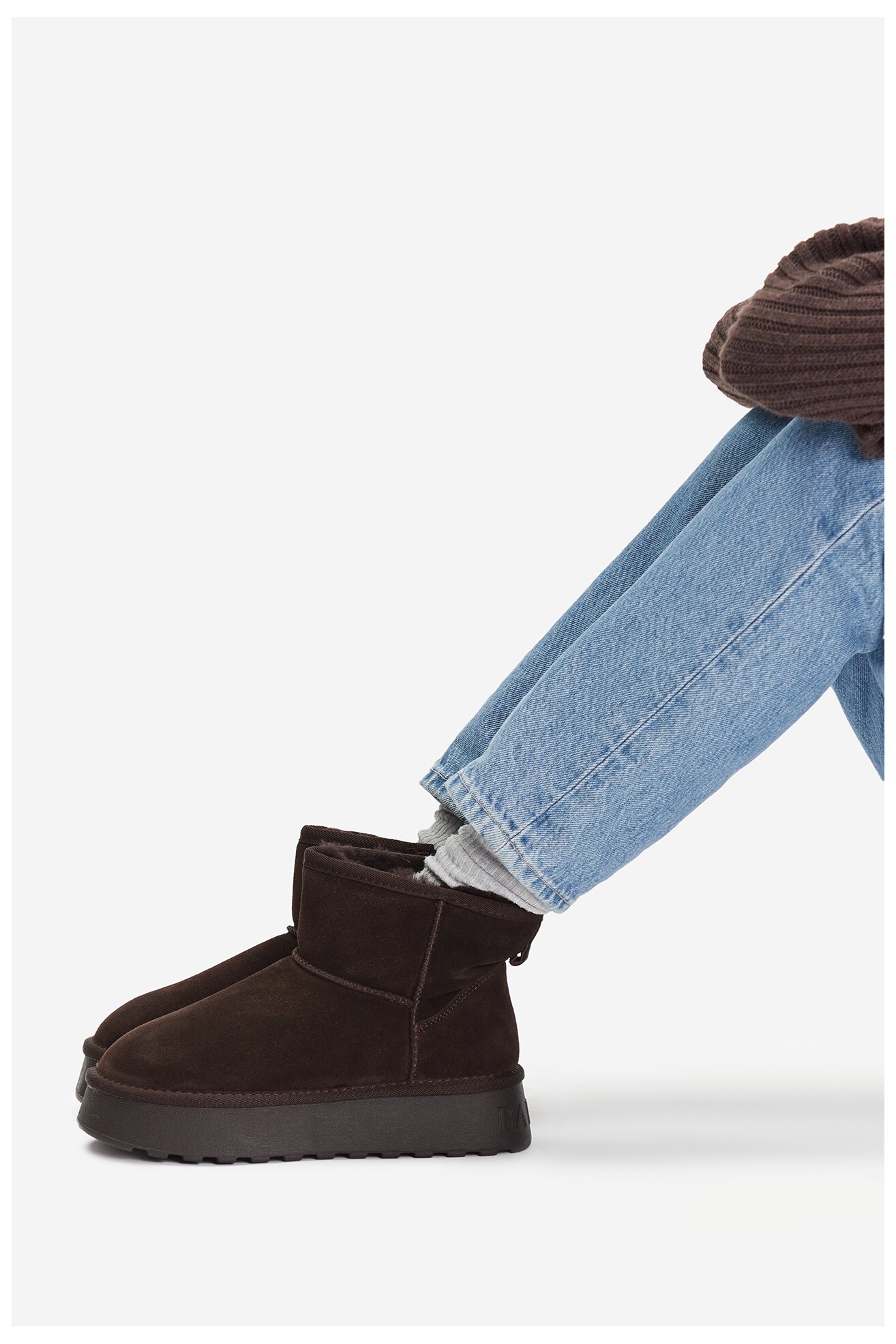 Botki Badura C-WFA-01-H Brązowy ciemny