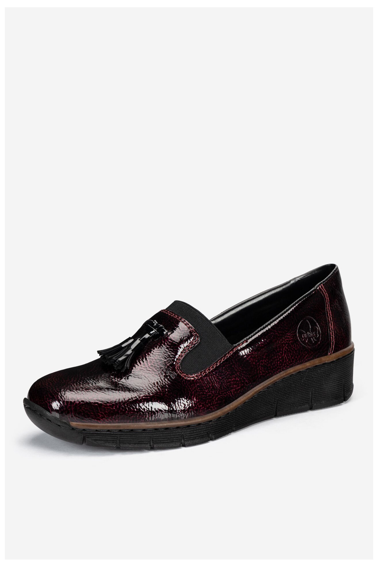 Polobotka Rieker 53751-35 BORDÓ