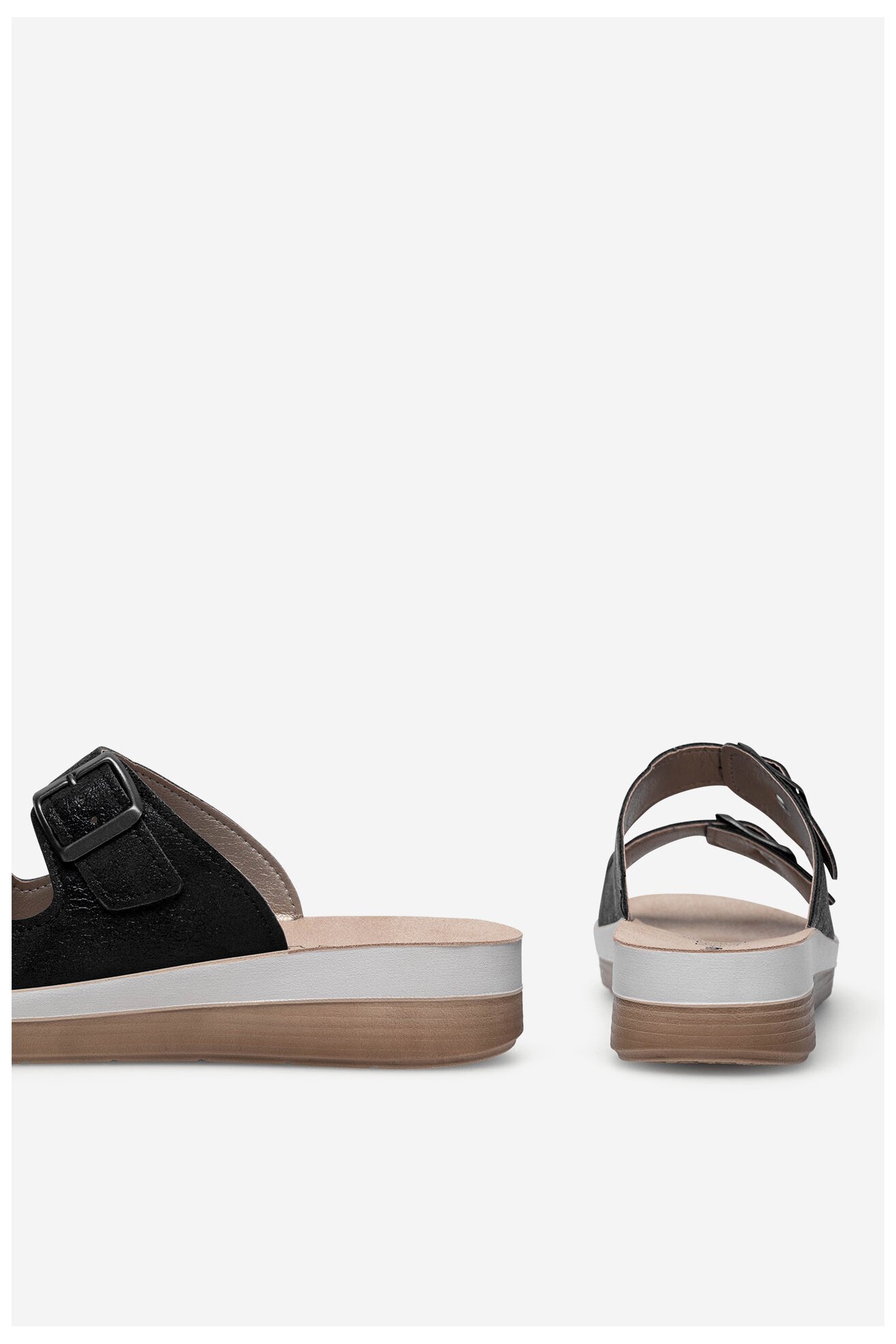 Klapki Inblu FT020400 Czarny