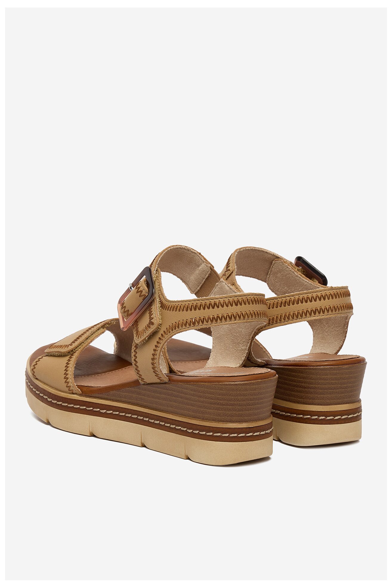 Sandały Remonte CEO-D2L58-61 Beżowy ciemny