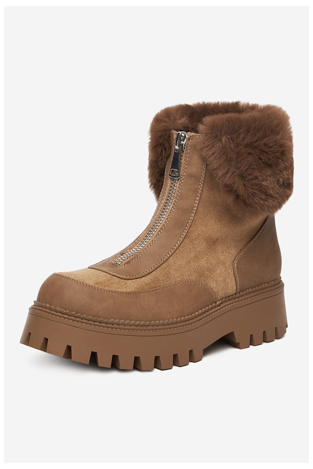 Botki DeeZee 19001-1 Beżowy