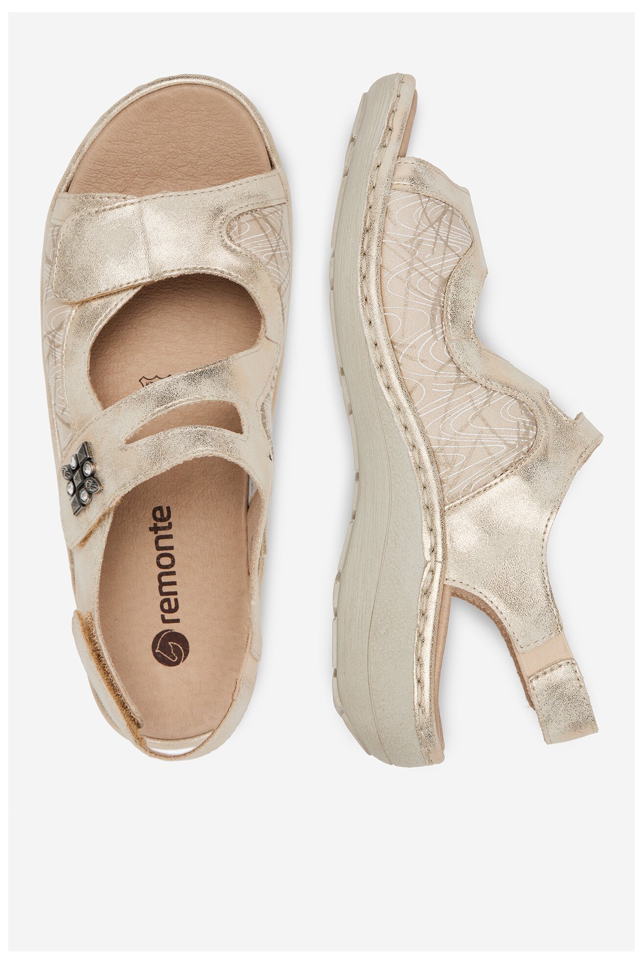 Сандали Remonte D7647-94 СРЕБРИСТ