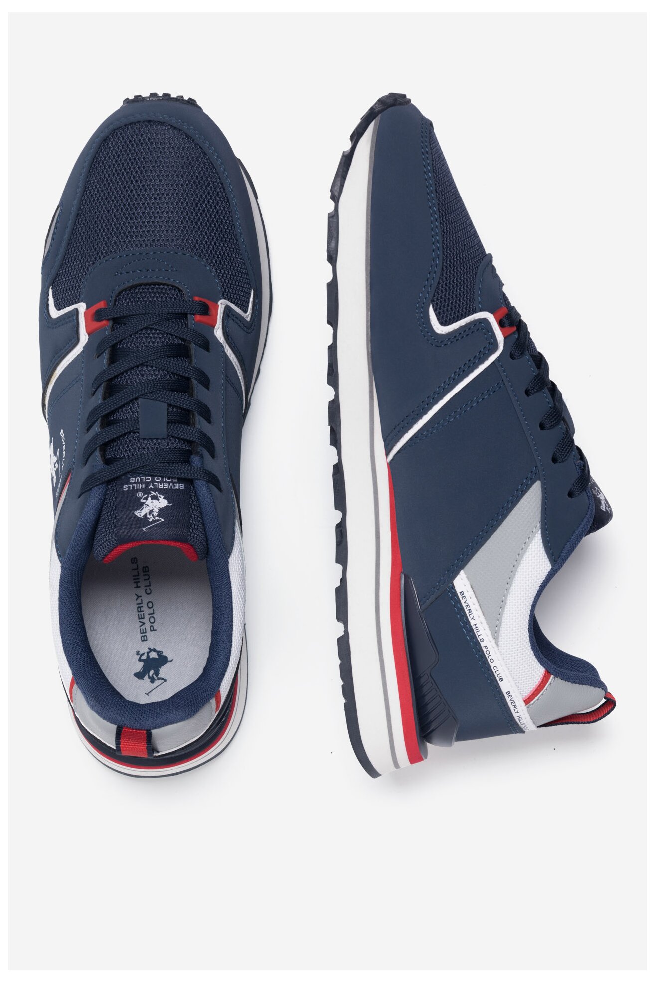 Sneakers Beverly Hills Polo Club V5-6140 Granatowy