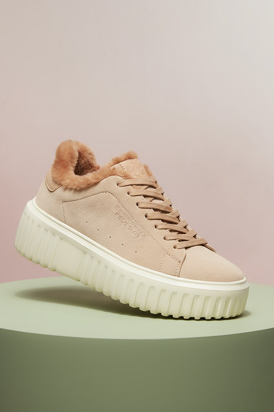 Sneakerși Beverly Hills Polo Club BEJ - 5906751317846