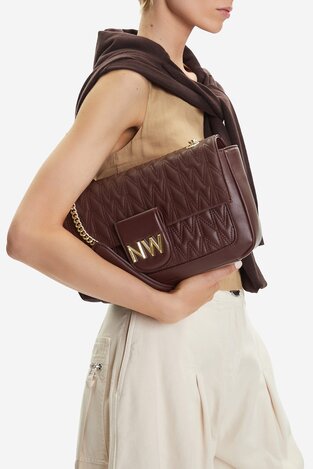 Сумка З Ремінцем NINE WEST CEO-ASTORIA-ALLURE-LX10165 БОРДОВИЙ