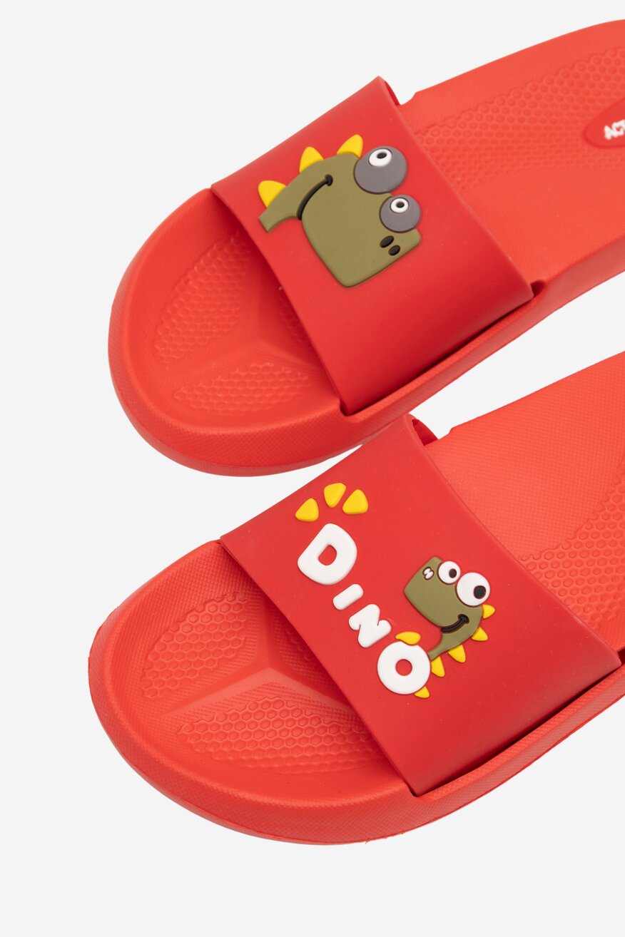 
                Action Boy - Klapki basenowe czerwone - 5904862628004