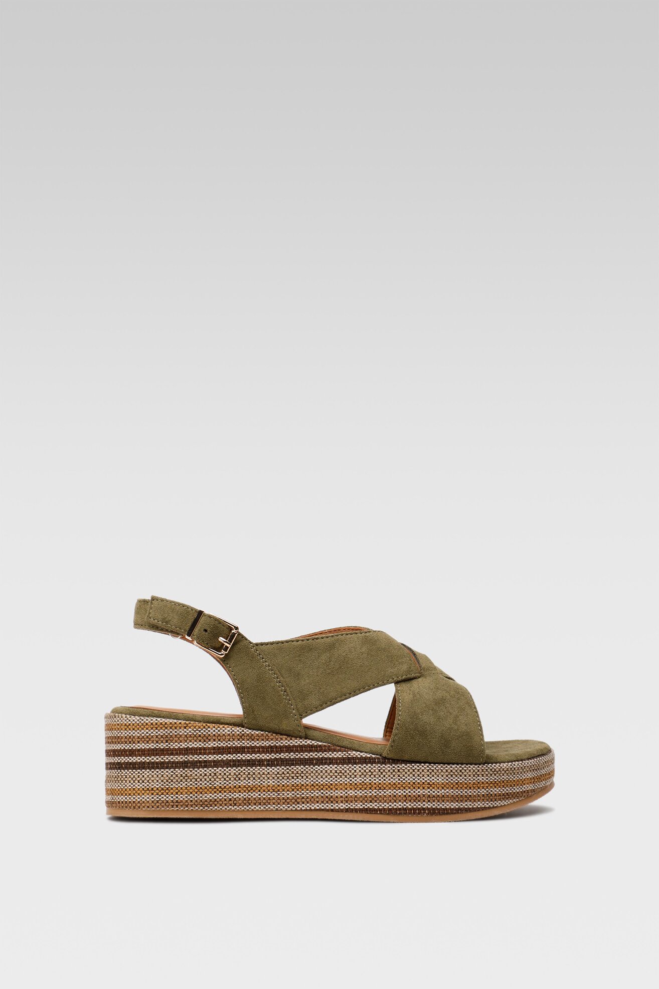 Сандалі Clara Barson MELITTA WS22127-02 ХАКІ