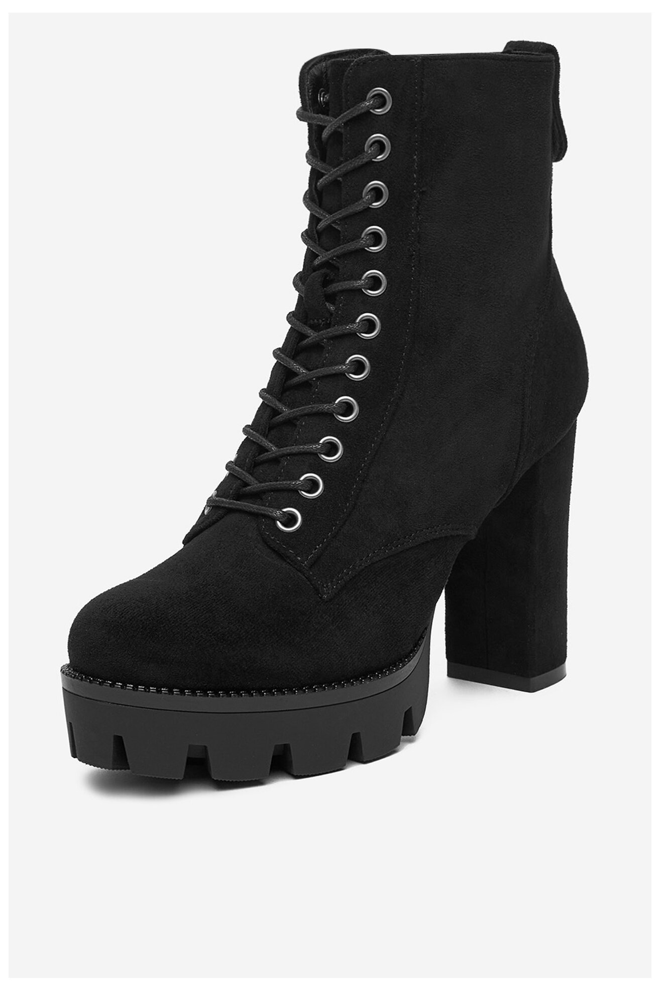 Trzewiki DeeZee 23756-4-BLACK SU Czarny