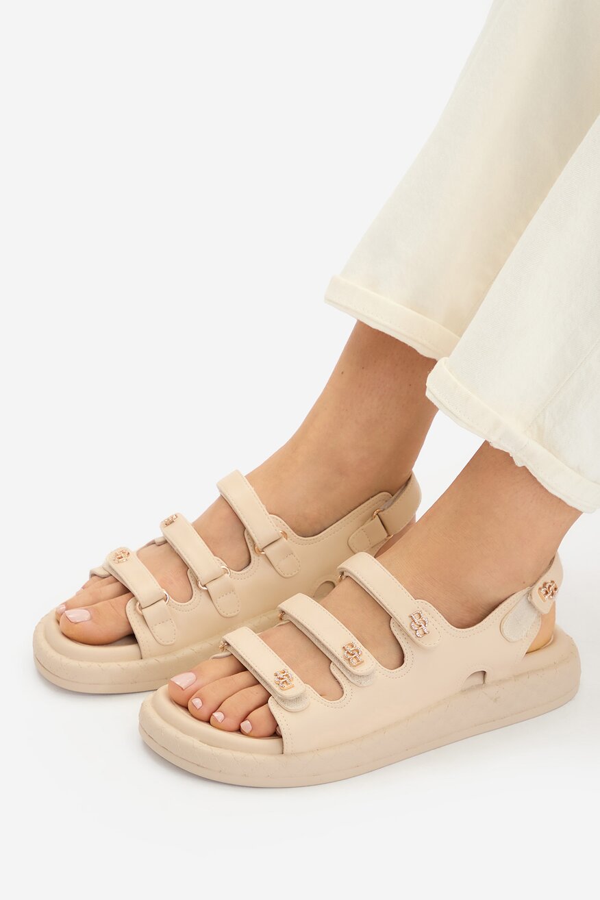 
                Badura - Sandały skórzane - 5906751671177