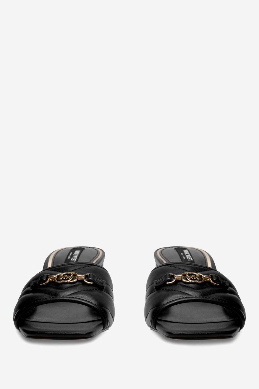 
                NINE WEST - Klapki na obcasie - 5905588564188