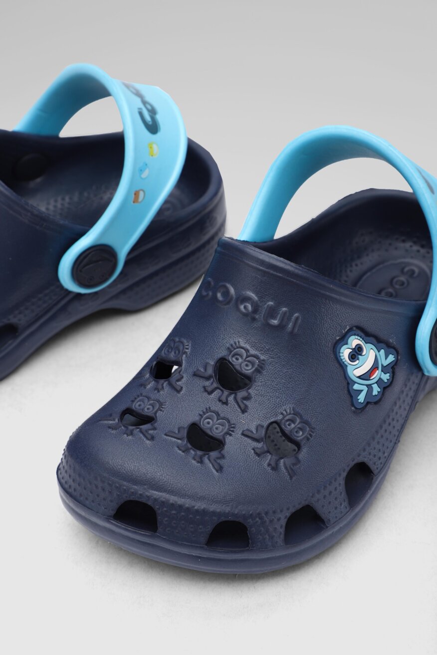 Coqui - Klapki basenowe granatowe - 5903698541495