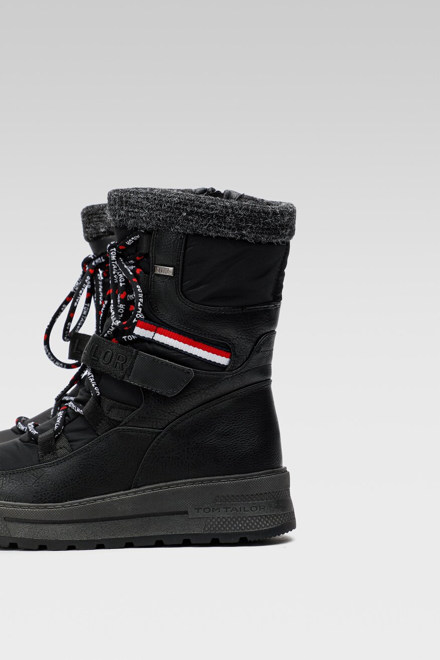 Tom Tailor - Kozaki czarne - 5904862155081