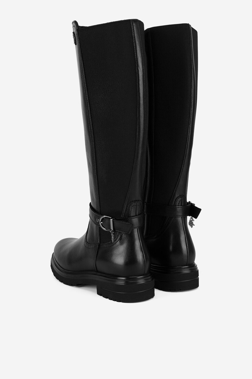 U.S. POLO ASSN. - Kozaki skórzane - 5903419556647