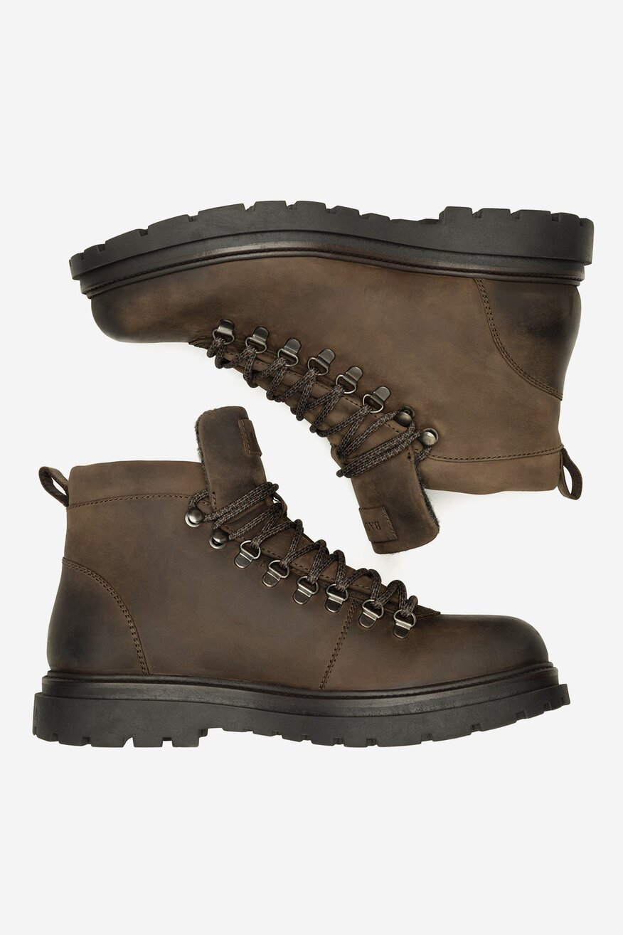 
                Badura - Trzewiki skórzane ocieplane - 5903419547935