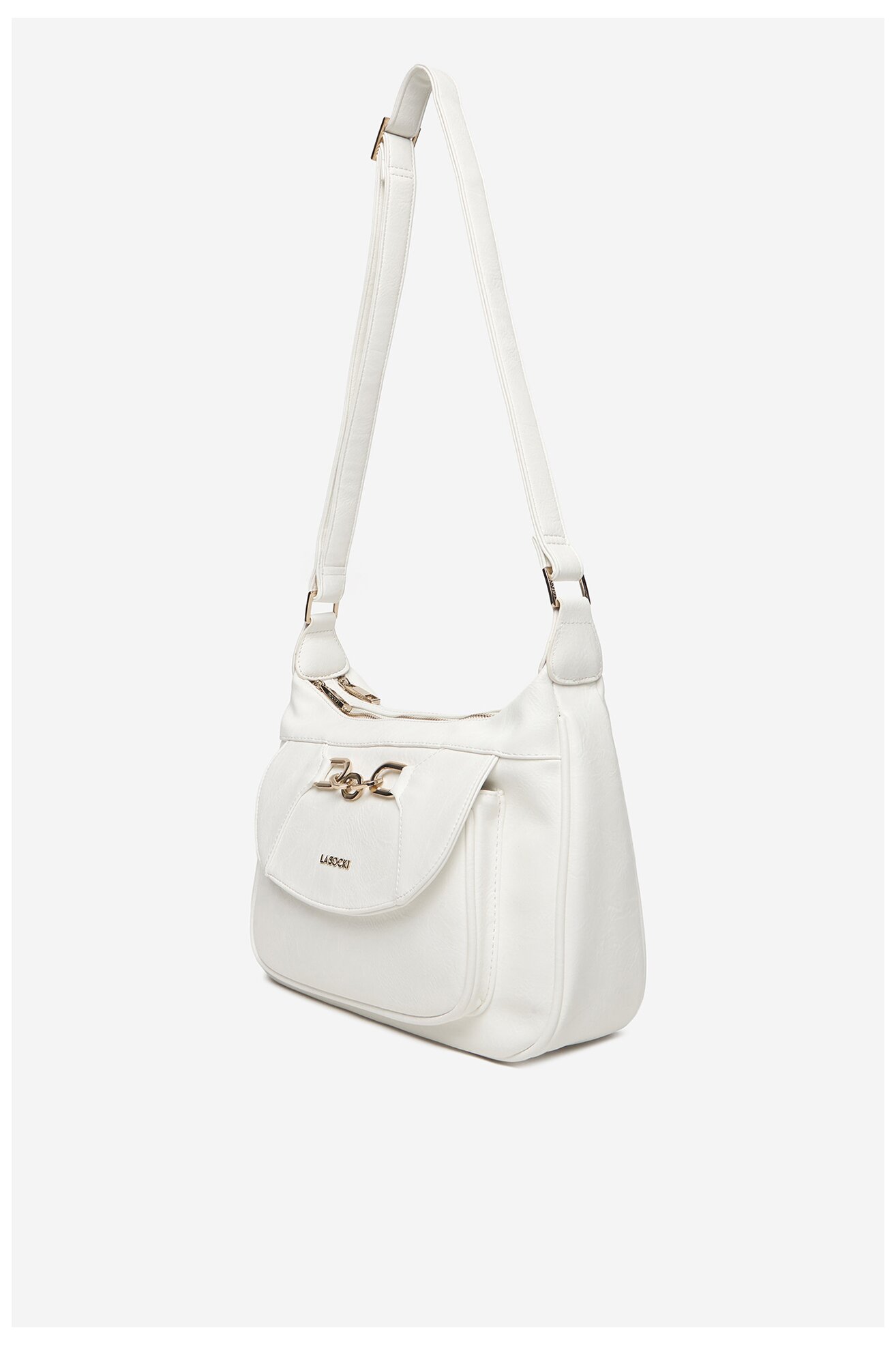 Kézitáska Lasocki CEO-LSK-L-016-09 CSONTSZÍNŰ