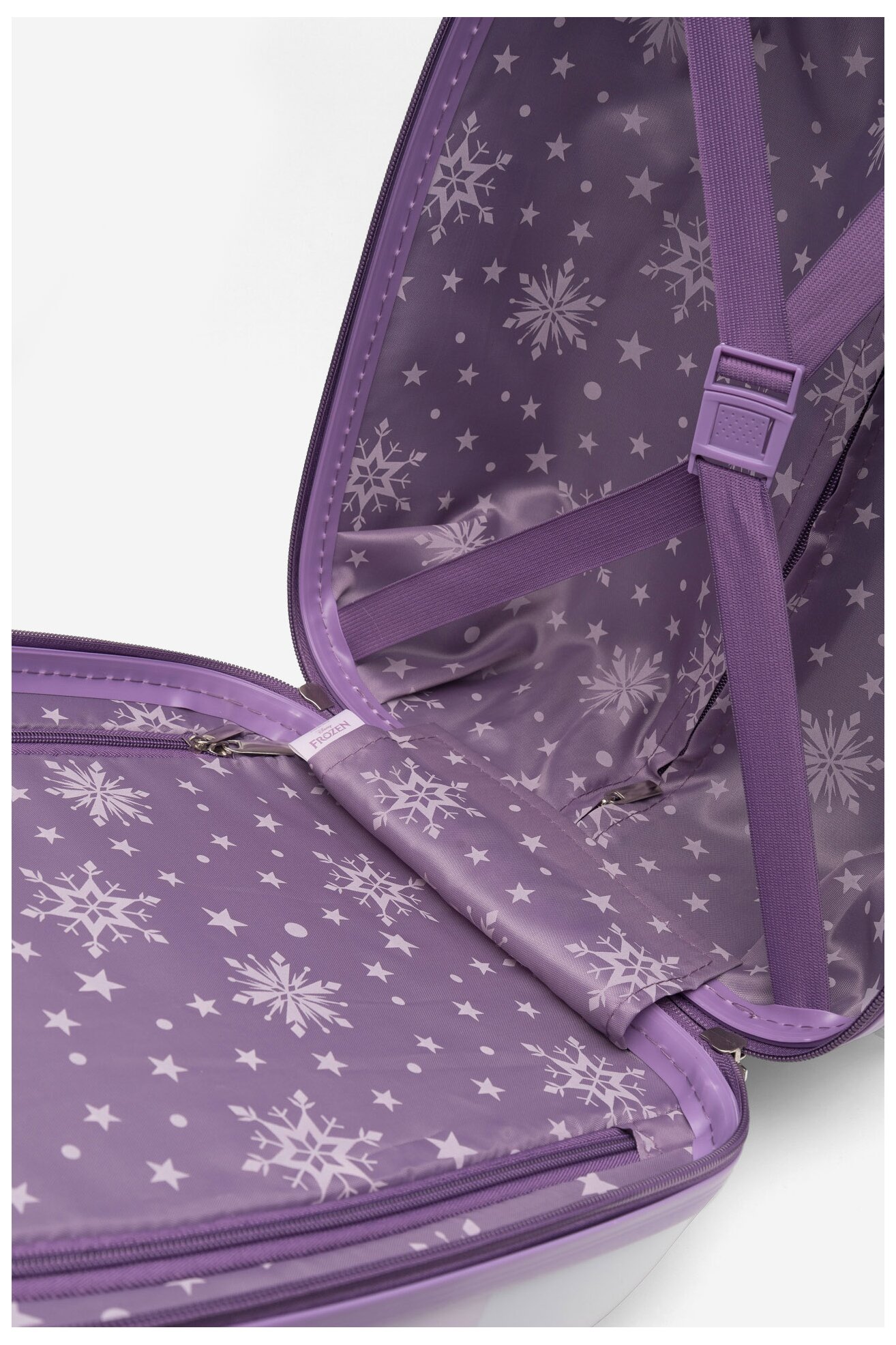 Walizka Frozen ACCCS-AW23-224DFR-J. Fioletowy