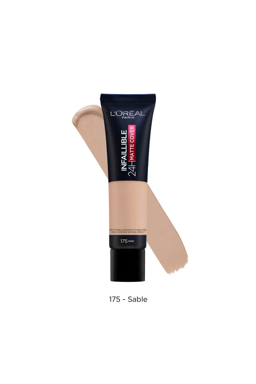 
                L'OREAL PARIS - INFAILLIBLE 24H MATTE COVER 175 SAND BEZ KOLORU - 2230010292012